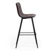 Стул барный Tetchair Chilly (mod.7095б) 19641 темно-серый, черный фото 2