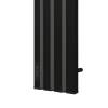 Полотенцесушитель электрический Point Пиано PN19722BGB 150x1200, черный, графит блеск фото 3