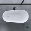 Акриловая ванна Cerutti Spa Viva CT9127 белая, 170x75 фото 3