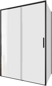 Душевой уголок Aquanet Pleasure Evo AE65-130x80-BT профиль черный, прозрачное стекло