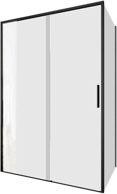 Душевой уголок Aquanet Pleasure Evo AE65-130x80-BT профиль черный, прозрачное стекло