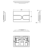 Кнопка смыва Wonzon & Woghand WW-IB233-CR механическая, хром фото 2