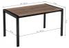 Кухонный стол Woodville Центавр 420989 120 (160) х 70 дуб велингтон / черный матовый фото 2