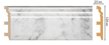 Плинтус напольный DECOMASTER D233-79 240x2.3x12