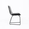 Стул обеденный Stool Group Bertoia BTY-18-P6 BL/BL с черной подушкой фото 3