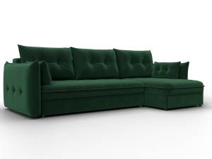 Диван угловой Лига Диванов Лига-100 133680 Зеленый