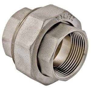 Муфта разъемная VALTEC 3/4 внутренняя, никелированная латунь
