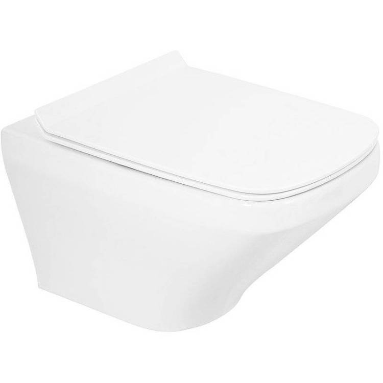 Чаша для унитаза BelBagno Sela BB3201CHR безободковая с креплением