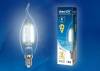 Лампа светодиодная филаментная Uniel Air C LED-CW35-6W/NW/E14/CL GLA01TR фото 2