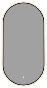 Зеркало Aquanet Контур 00367645 LED подсветка, черное, 60x120