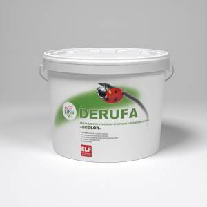 Краска интерьерная Derufa Ecolor 9 л