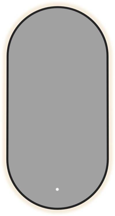 Зеркало Aquanet Контур 00367645 LED подсветка, черное, 60x120