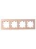 Рамка 4-постовая IEK Brite BR-M42-G-31-K96 персиковый матовый фото 3