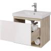 Тумба с раковиной Dreja Perfecto 60 дуб эврика/белый глянец фото 5