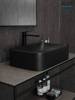 Раковина Gid Geométrico Bm9598 53365 черная матовая, 61x38x15 фото 2