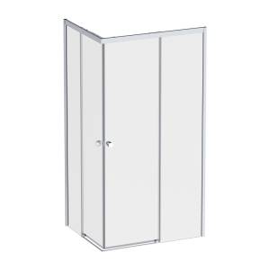 Душевой уголок AM.PM X-Joy W94G-403-100280-MТ1К профиль хром матовый, стекло прозрачное, 100x80