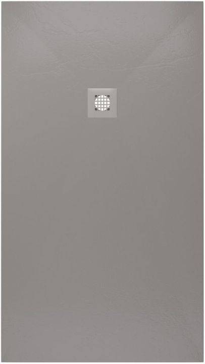 Поддон для душа Allen Brau Priority с накладкой на сифон, платина, 1600х800