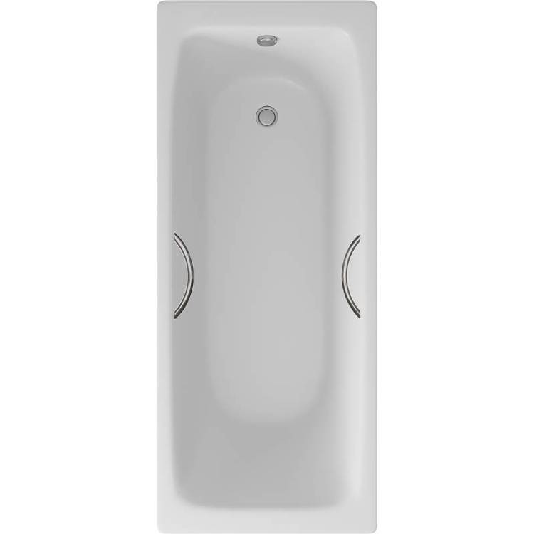 Чугунная ванна Delice Biove DLR220509R 170x75, с ручками, без ножек