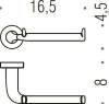 Набор Colombo Design Basic Держатель туалетной бумаги В2708 + Ершик В2707 + Дозатор B9332 + Стакан B2702 фото 6