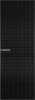 Межкомнатная дверь Profil Doors 1 AGN цвет профиля Серая ночь, стекло безопасное 4 мм мору черное 800x2000