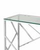 Стол туалетный Stool Group Арт Деко ECST-015 (120x40) сталь серебро фото 4
