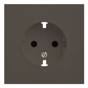 Лицевая панель для розетки 2к+з Rikett 35632 CP капучино