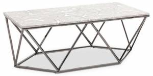 Стол журнальный Stool Group Авалон ECT-0551RTC-GM сталь темный хром 122x66