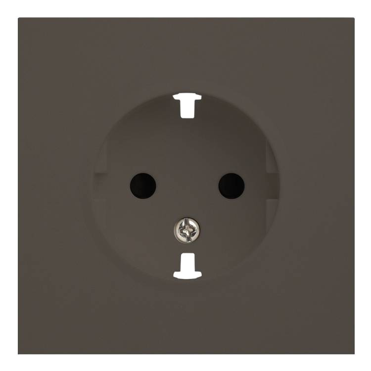 Лицевая панель для розетки 2к+з Rikett 35632 CP капучино