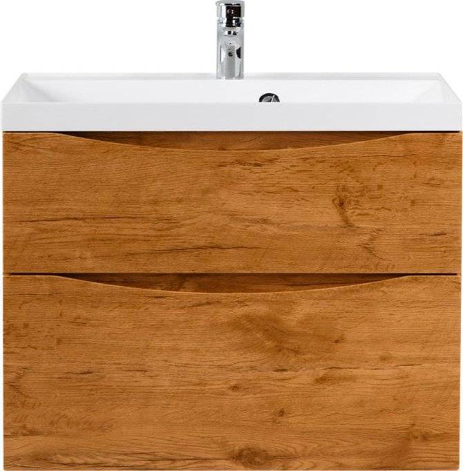 Тумба с раковиной BelBagno Marino H80 rovere nature