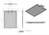 Поддон для душа Vincea VST-4SRL9012C бежевый, 120x90x2.5 фото 4