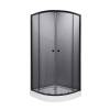 Душевой уголок Niagara Eco NG-003-14T 80x80x195 Универсальная, профиль Черный, 2 места фото 4