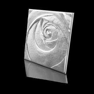 Дизайнерская панель Artpole MM-0044-5 Rose - Пятый элемент Platinum матовый 60x4.7x60