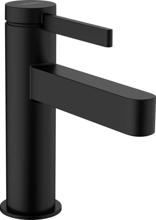 Смеситель для раковины Hansgrohe Finoris 100 76010670 матовый черный
