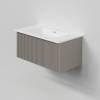 Тумба с раковиной La Fenice Terra Cappuccino NFNC-01-TER-C-80-3-80 бежевая матовая, 80 см
