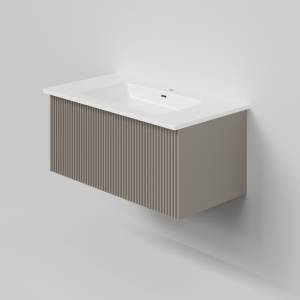 Тумба с раковиной La Fenice Terra Cappuccino NFNC-01-TER-C-80-3-80 бежевая матовая, 80 см