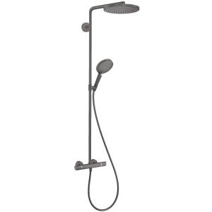 Душевая стойка Hansgrohe Raindance Select S Showerpipe 240 PowderRain 1jet 27633340 черный хром