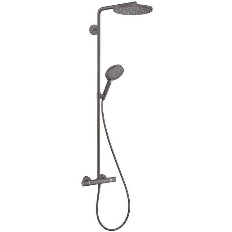 Душевая стойка Hansgrohe Raindance Select S Showerpipe 240 PowderRain 1jet 27633340 черный хром