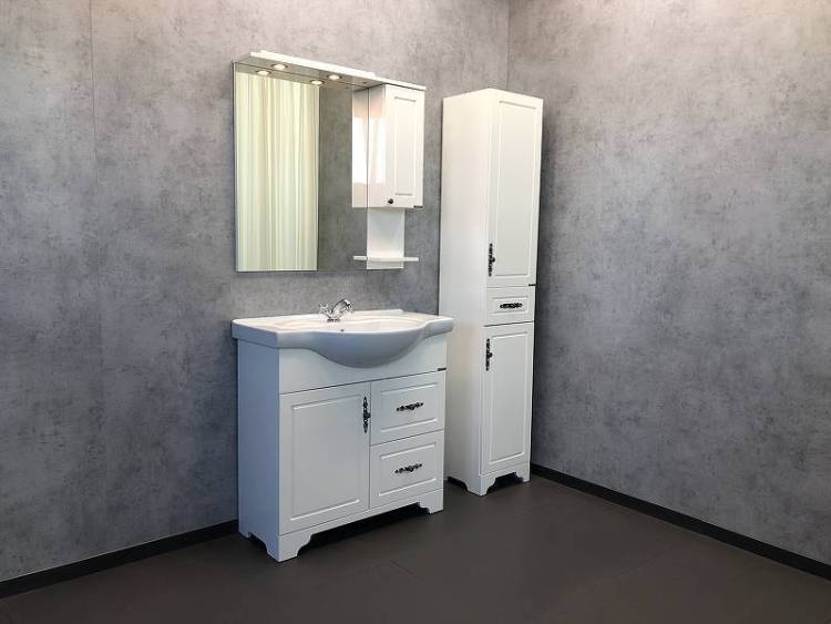 Мебель для ванной Comforty Севилья-85 белый