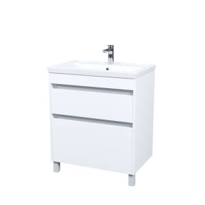 Тумба с раковиной Iddis Zodiac X ZDX70WFi95K напольная, 70 см, белый