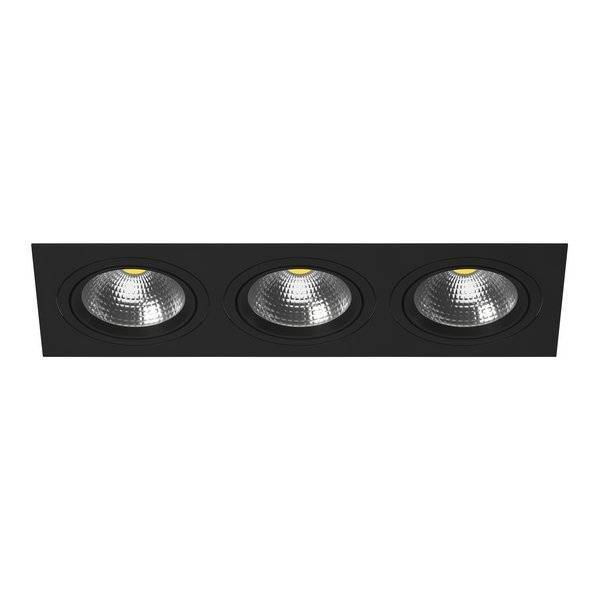 Встраиваемый светильник Lightstar Intero 111 Triple Quadro i837070707