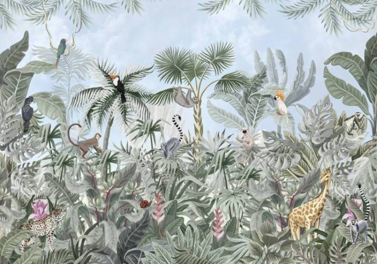 3D Фотообои Artegrafico «Полдень в тропиках» FN-029 канвас