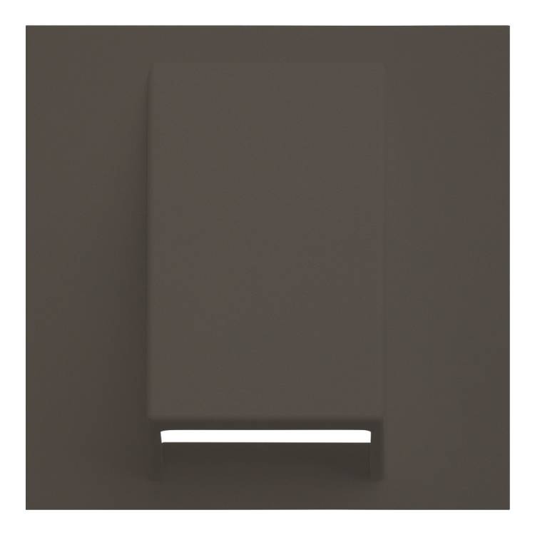 Лицевая панель для вывода кабеля Rikett 35170 CP капучино