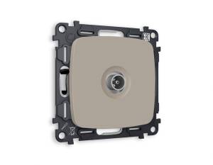 Комплект механизма TV розетки проходной Ambrella Volt Omega MO373030