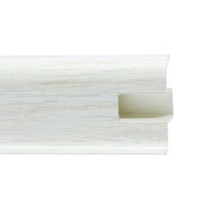 Напольный плинтус Royce 850 Дуб Белый 2200x58x20