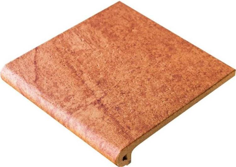 Ступень Gres de Aragon Jasper Фронтальная Peldano 24-33 Marron 33x33