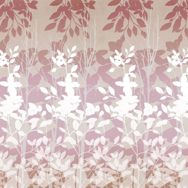 Бесшовные Eco обои Ortograf Flora 31305 Foliage pink Жемчуг ОЕ-Р3