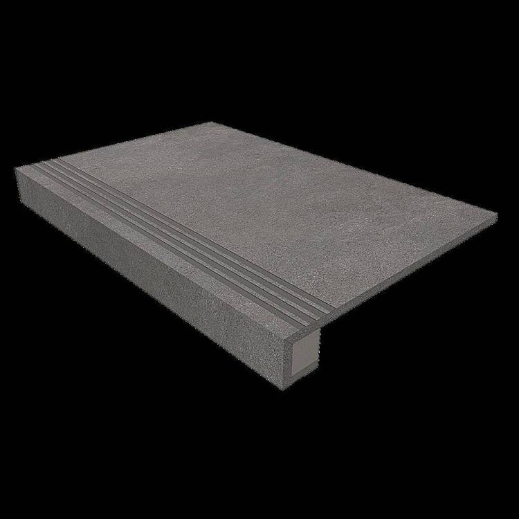 Ступень Estima Terra 36838 Серый 33x120 + Подступенок (14.5x120)