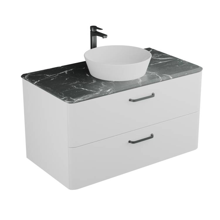 Тумба с раковиной Veneciana Tibr 100 510018 белый матовый