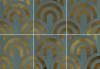 Декор Vives Hanami Takada Turquesa Oro 23x33.5
