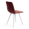Стул Tetchair Chilly (mod. 7095-1) 17239 коралловый barkhat 15 /белый 45x53x88 фото 3